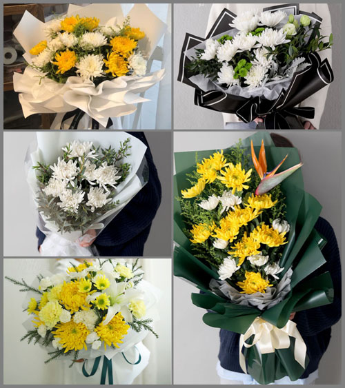 广东梅州市丰顺县汤坑镇红旗社区白事花束代送